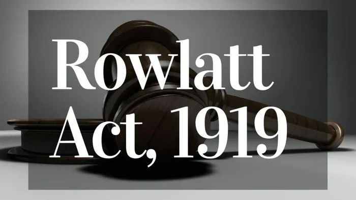 Rowlatt Act In Hindi